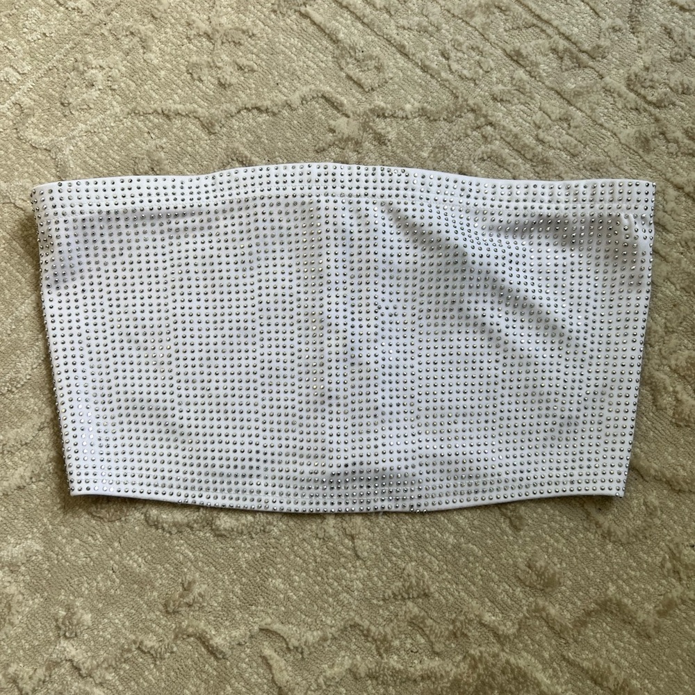 rhinestone tube top